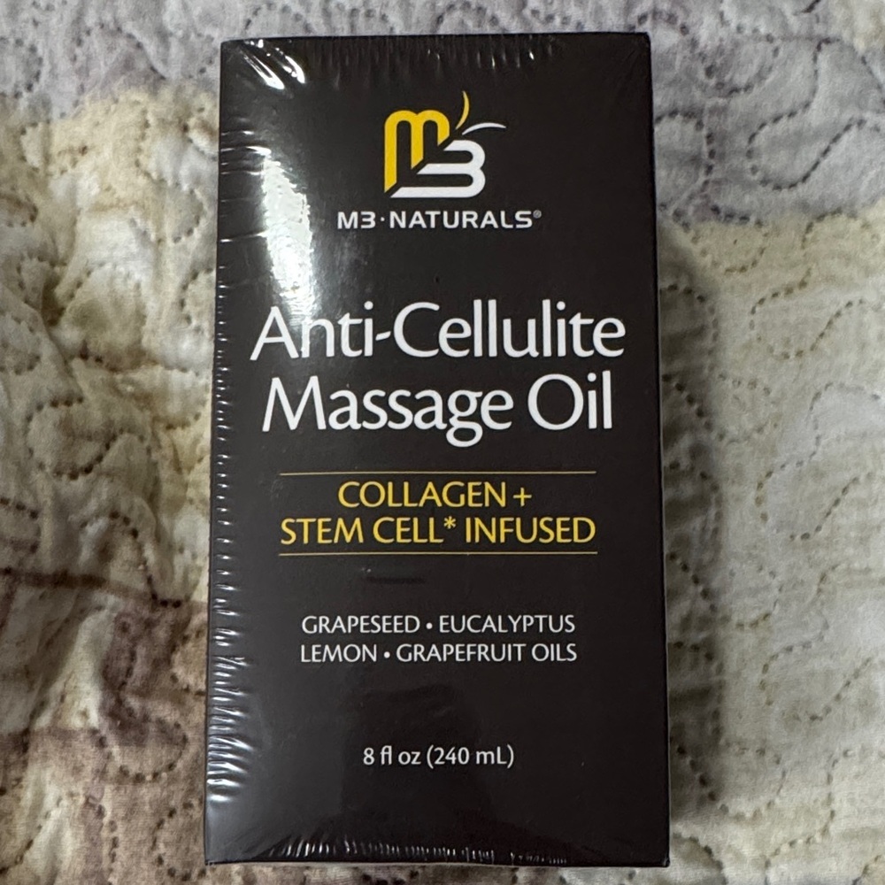 Anti-Cellulite Massage Oil - Black